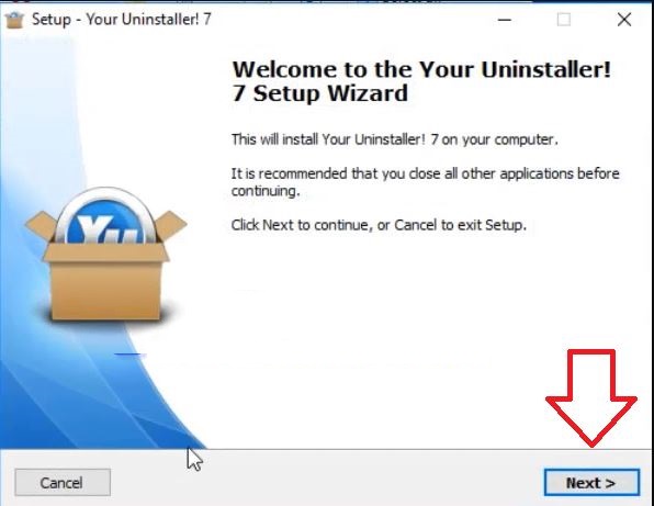 bắt đầu cài đặt Your Uninstaller Pro 7.5 full crack