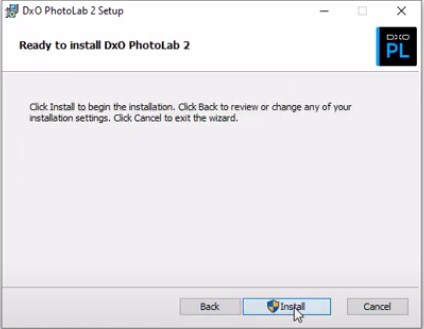 Click chọn Install để cài đặt phần mềm.