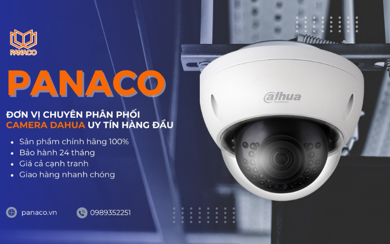 đơn vị phân phối camera uy tín PANACO