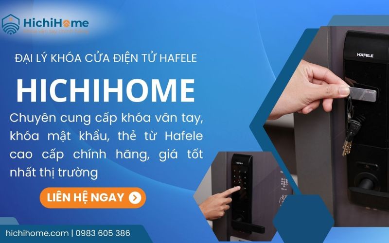 đại lý khóa cửa điện tử hafele