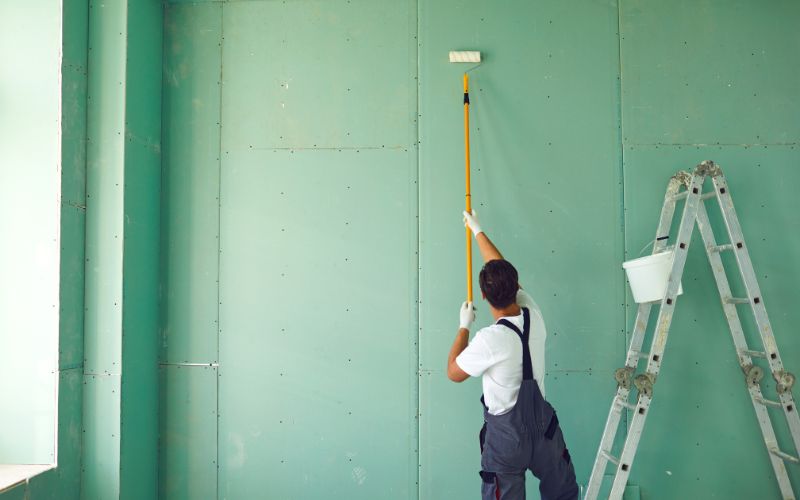 thi công epoxy cho tường nhà
