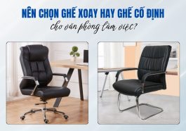 chọn ghế xoay hay ghế cố định cho văn phòng