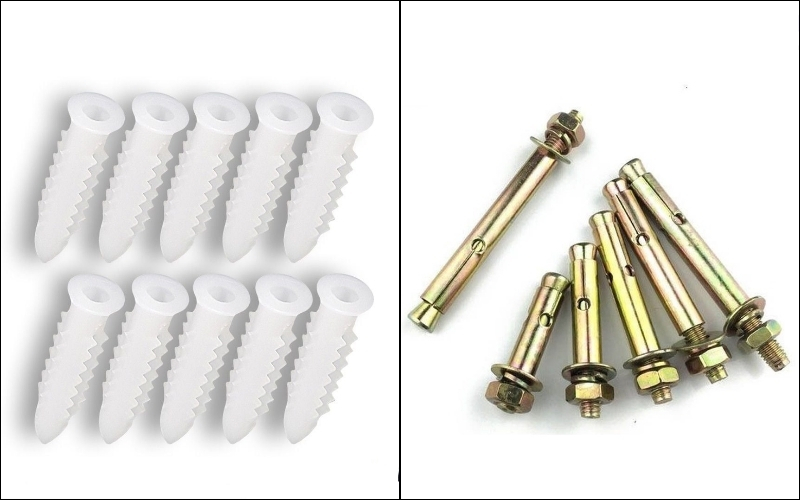 nên sử dụng tắc kê nhựa hay tắc kê sắc