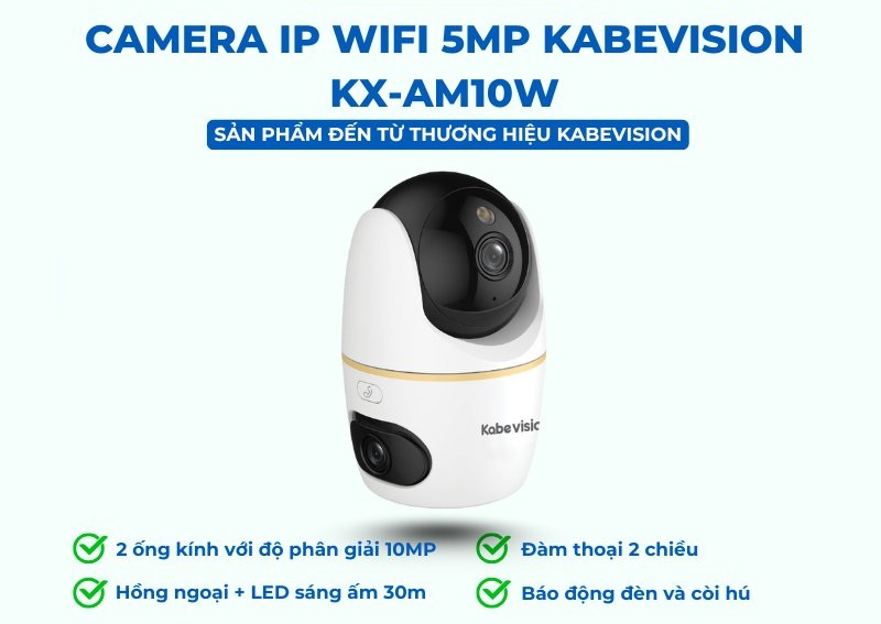 Camera IP WiFi 5MP Kabevision KX-AM10W