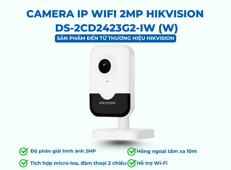 Camera IP Wifi 2MP Hikvision