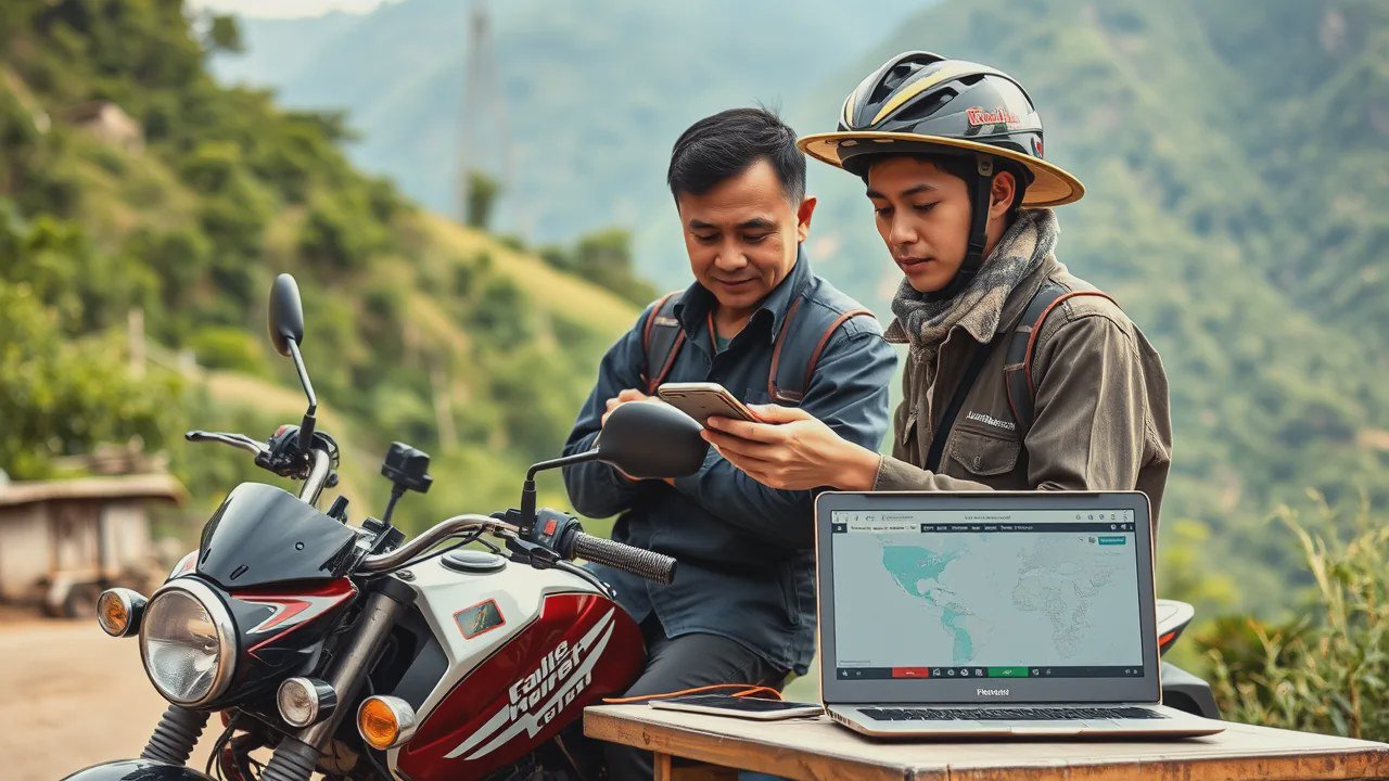 Tối ưu hóa trải nghiệm giao tiếp trên Ha Giang Easy Rider Motorbike Tour với công nghệ